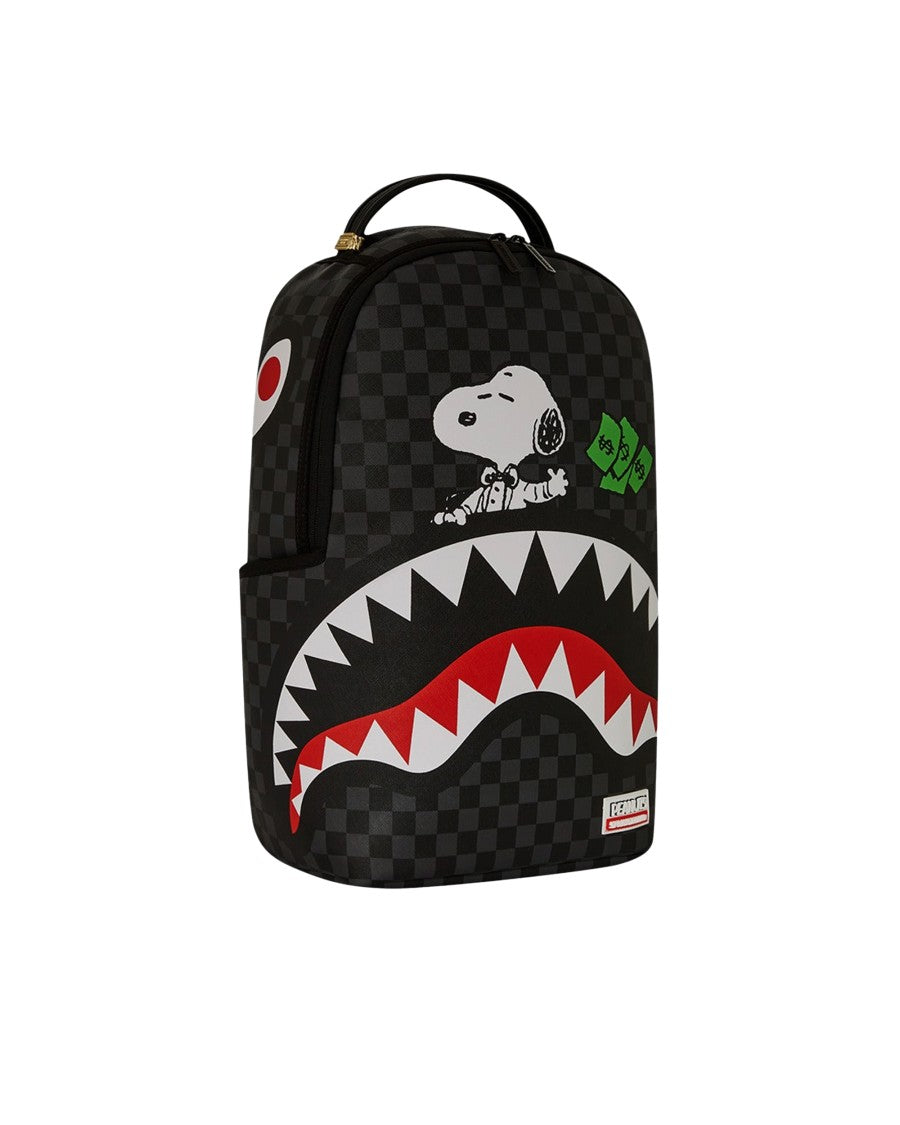 Sprayground Zaino Snoopy Top Shark Money Dlxsv