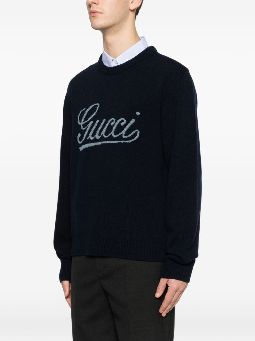 Gucci Crew Neck Black Sweater