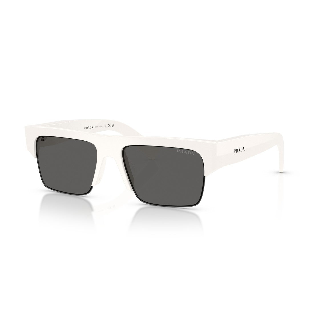 Prada 0Pr D12su Rectangular Acetate Sunglasses