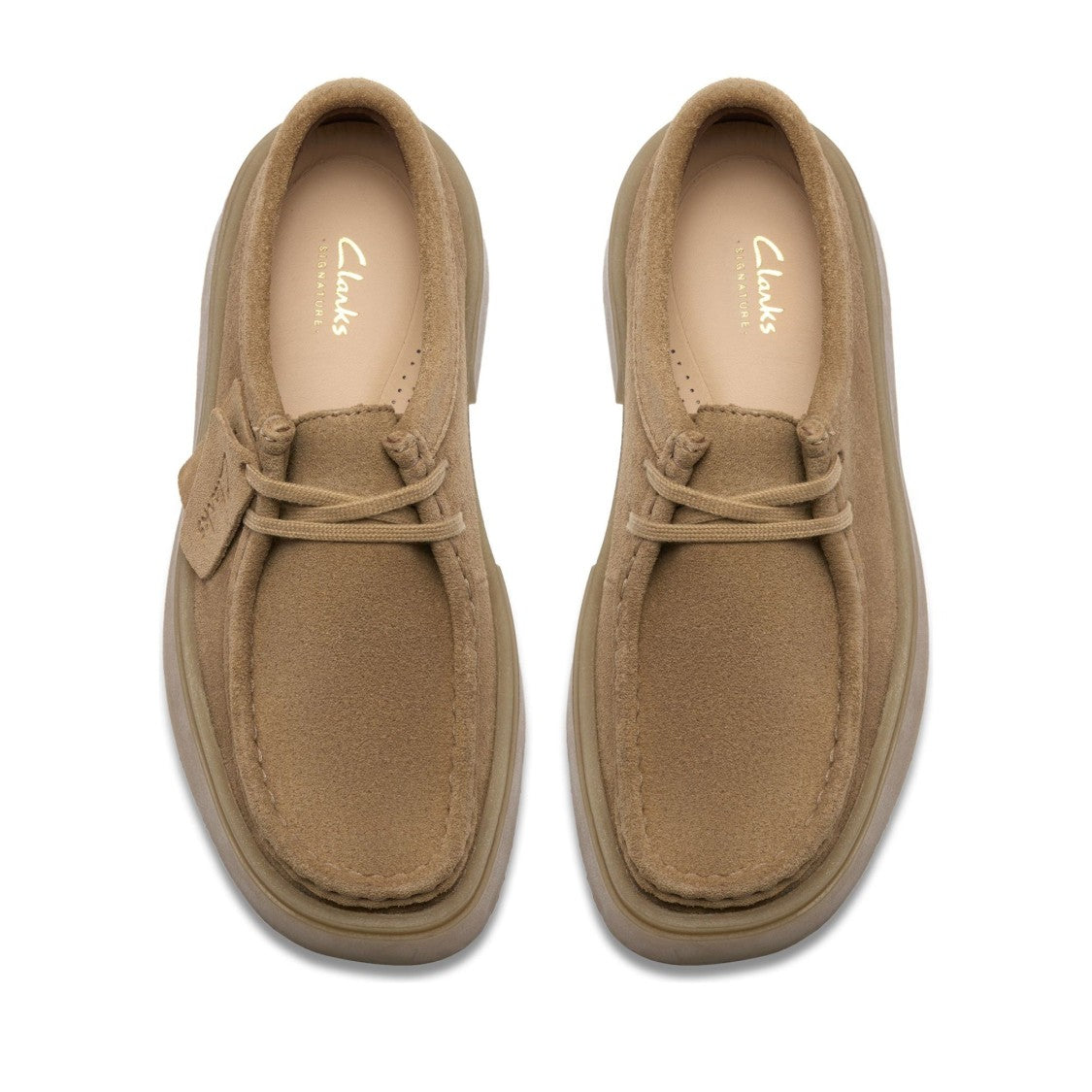 Clarks Torview W Brown Moccasin-Inspired Suede Sneakers