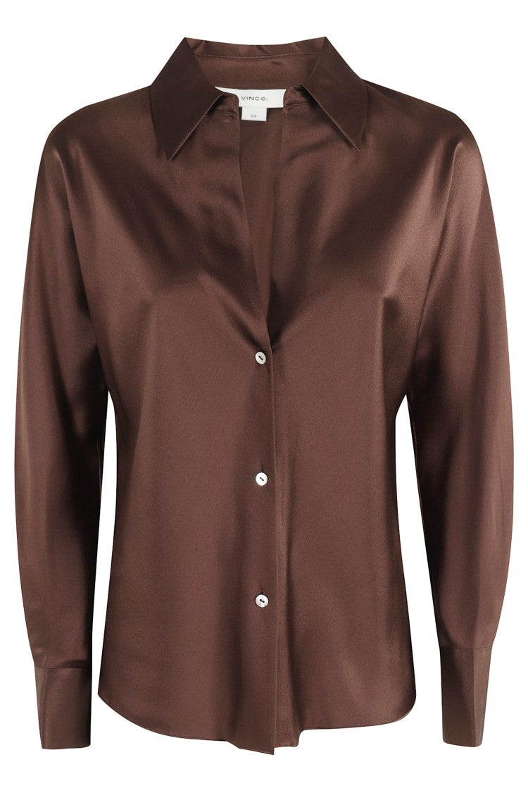 Vince Bias Shirt With Padded Shoulder Straps