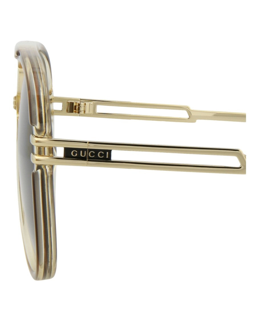 Gucci Aviator-Style Acetate Sunglasses