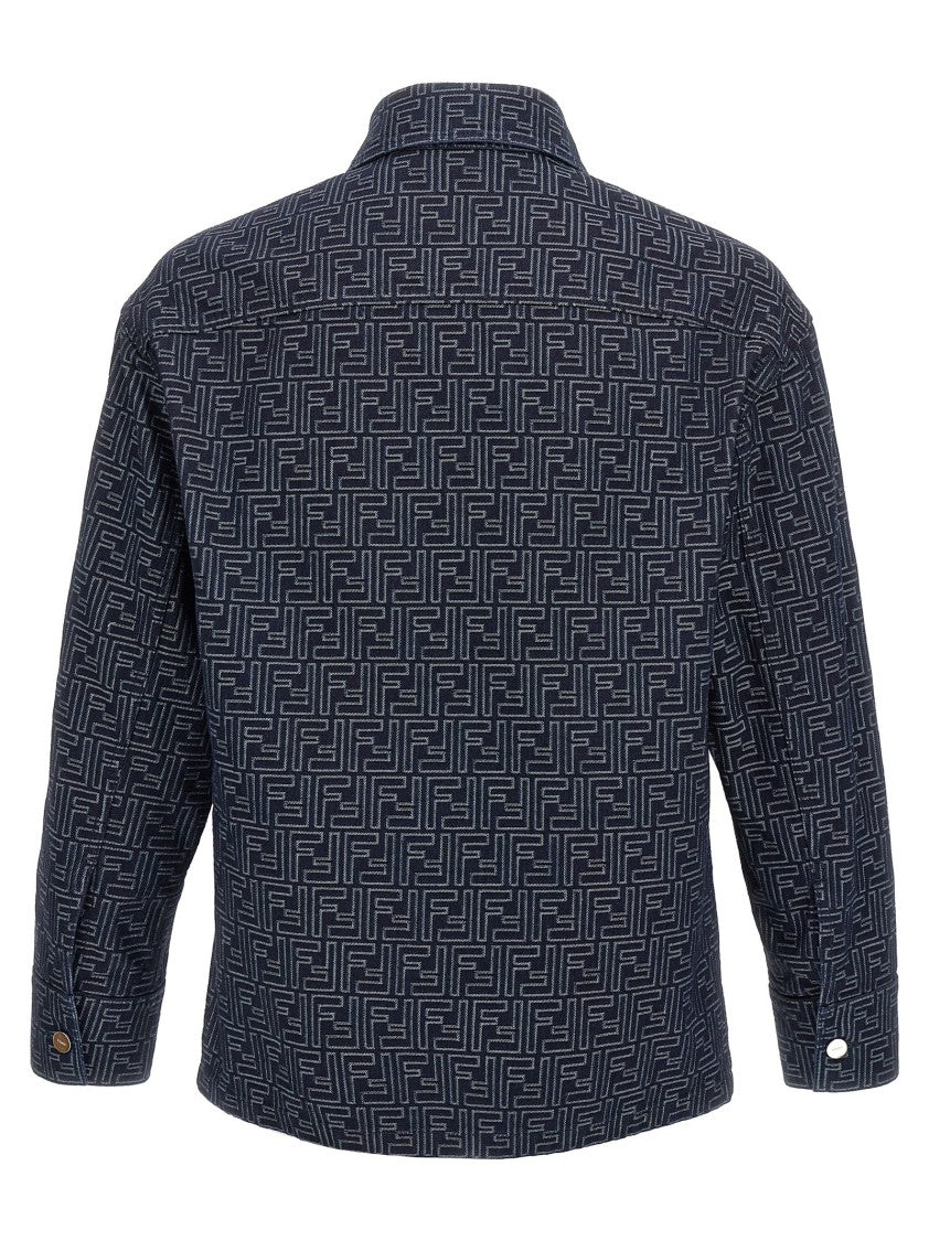 Fendi Overshirt Denim Ff