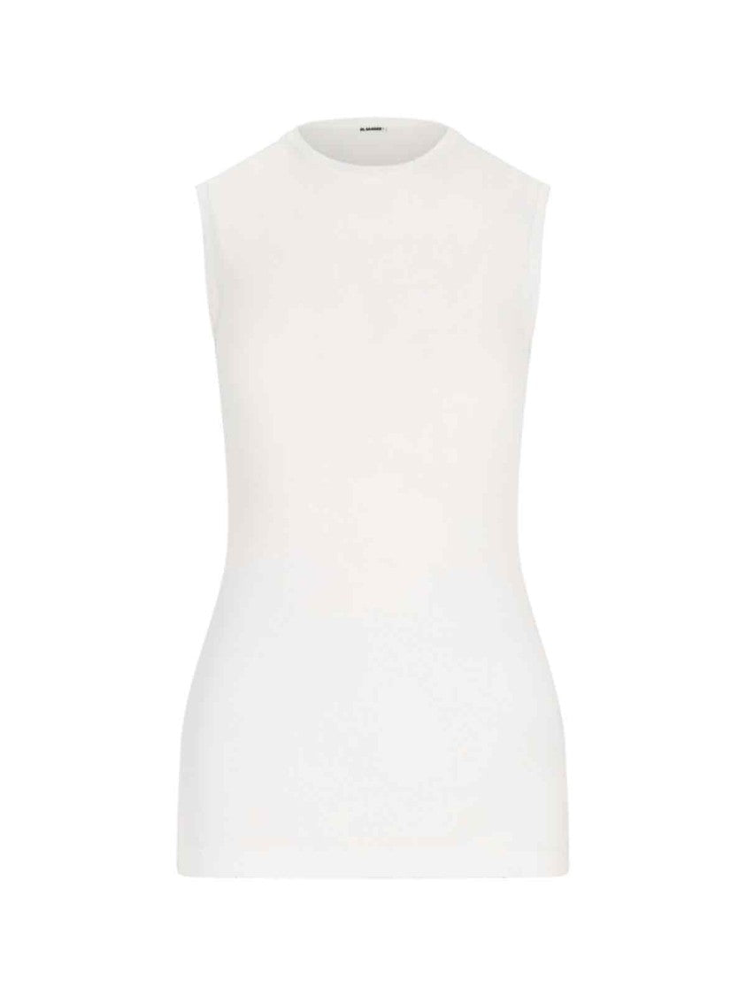 Jil Sander Tank Top Set Of 3 – White & Cream