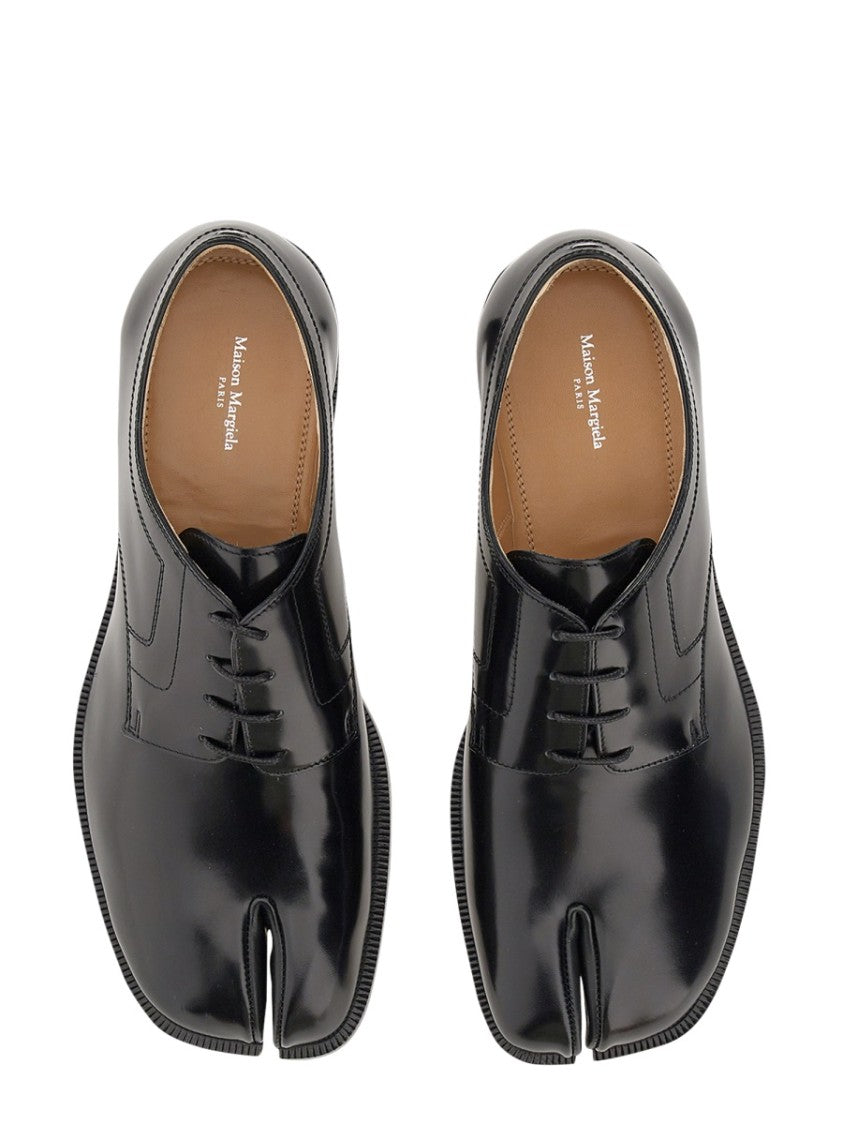 Maison Margiela Tabi Black Lace-Up Shoes