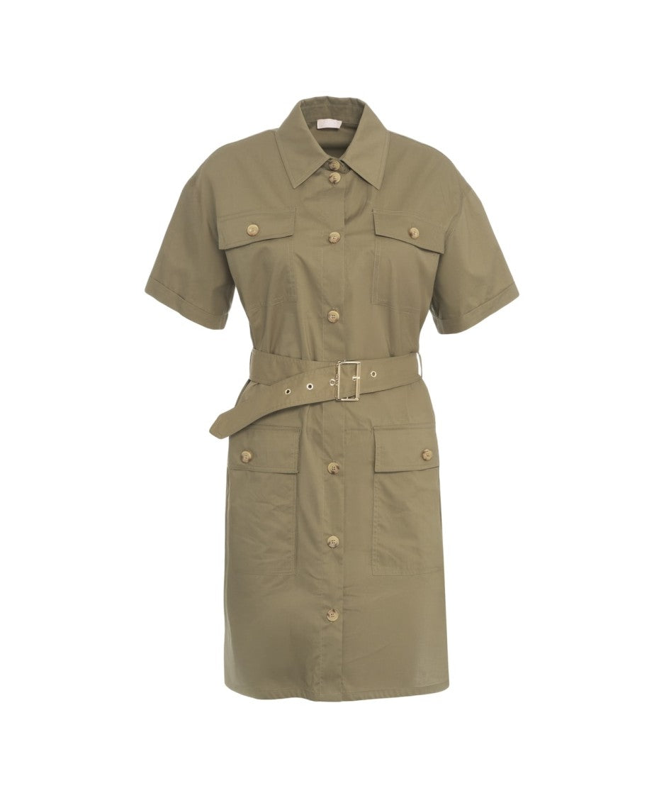 Liu Jo Shirt Dress With Waist Belt