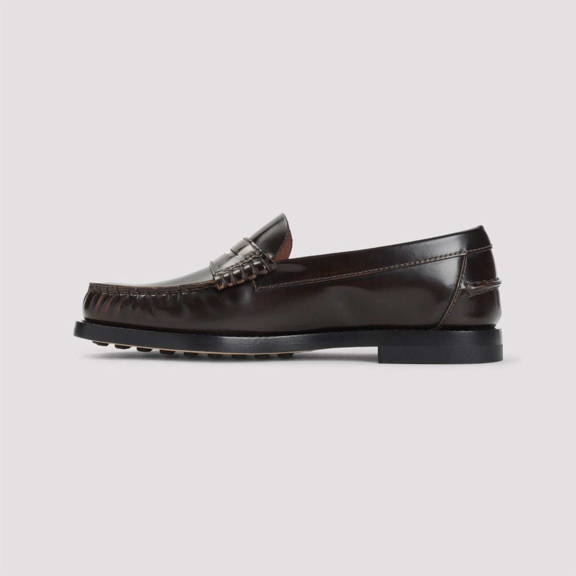 Tod's Brown Calf Leather Loafers
