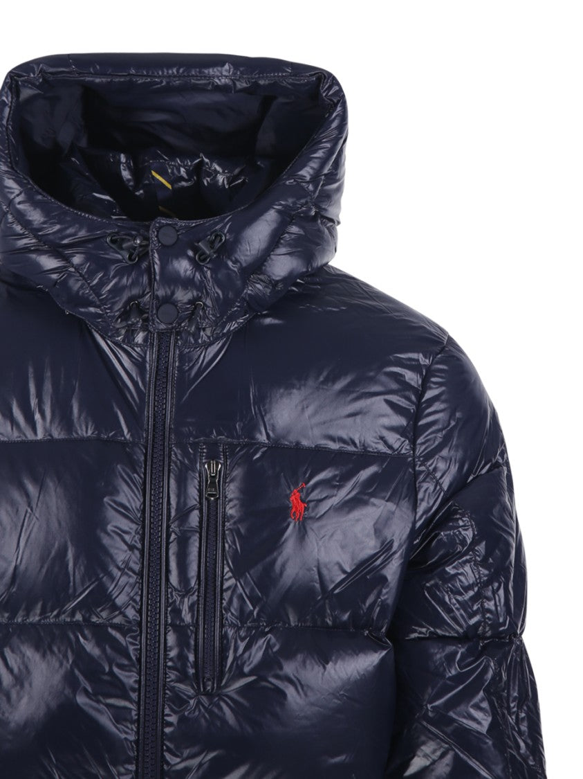 Polo Ralph Lauren Quilted Puffer Jacket With High Collar Hood