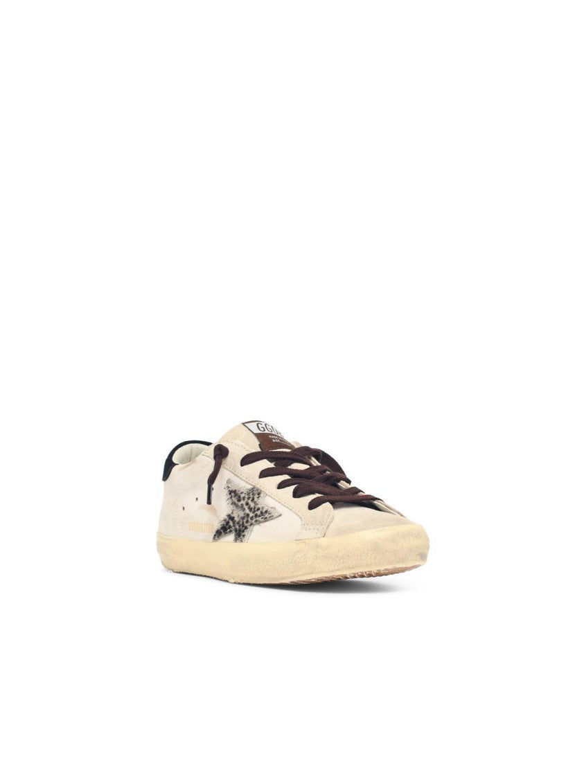 Golden Goose White Super Star Leather Sneakers