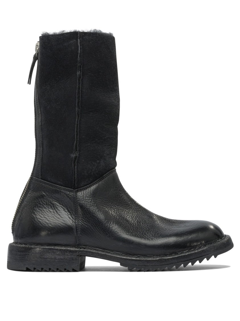 Moma "Rick" Zippered Ankle Boots
