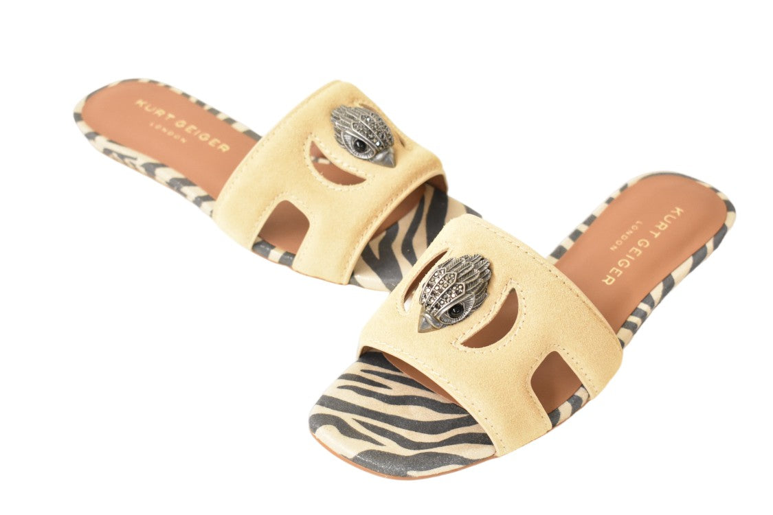 Kurt Geiger Tan Laced Comfort Versatile Low Shoes