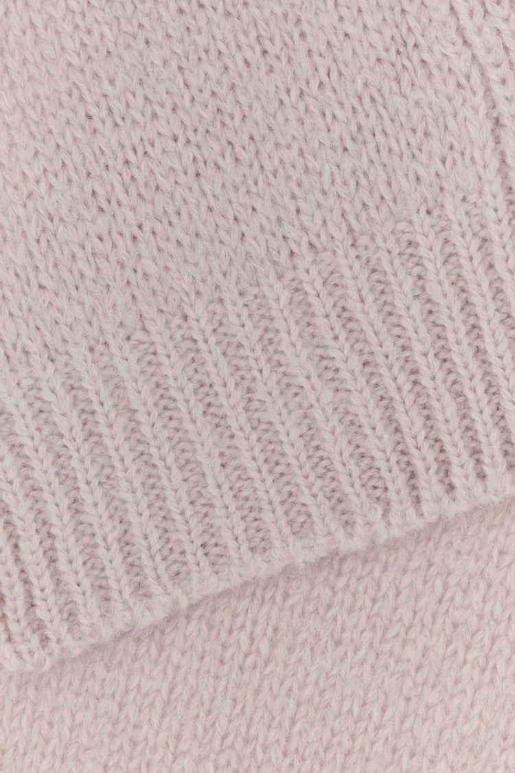 Jil Sander Pastel Pink Mohair Blend Scarf