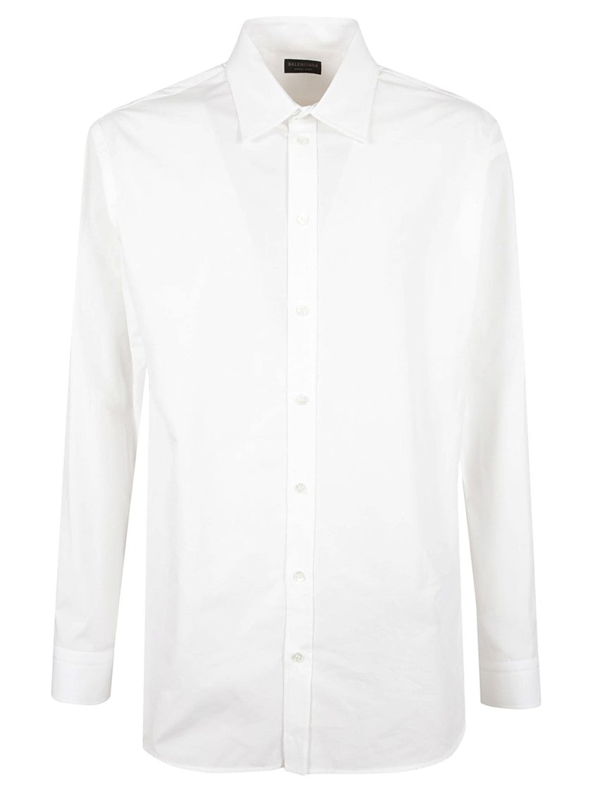 Balenciaga Cotton Poplin White Shirt