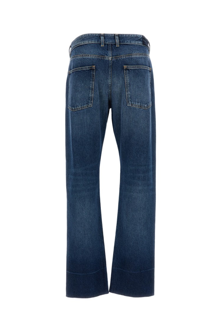 Givenchy Blue Fringed Vintage Cotton Jeans
