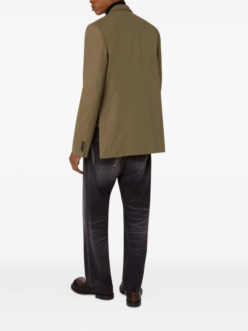 Moschino Classic Tailored Blazer With Structured Silhouette