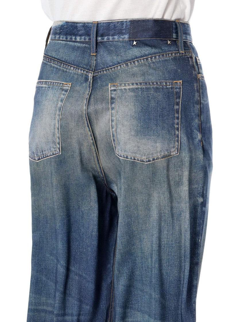 Golden Goose Boyfriend Baggy Five Pocket Jeans