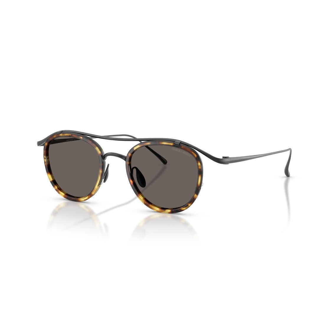 Giorgio Armani 0Ar6179t Titanium Frame Sunglasses With Double Bridge