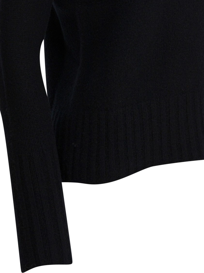 Drumohr Turtleneck Cashmere Knitwear With Ribbed Details