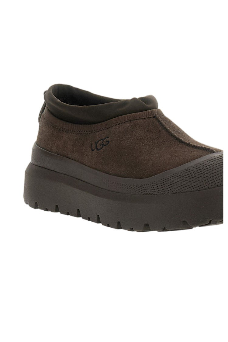 Ugg Brown Tasman Weather Hybrid Waterproof Suede Clogs