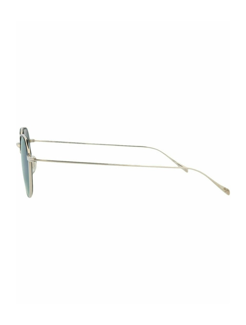 Maui Jim Round-Frame Titanium Sunglasses