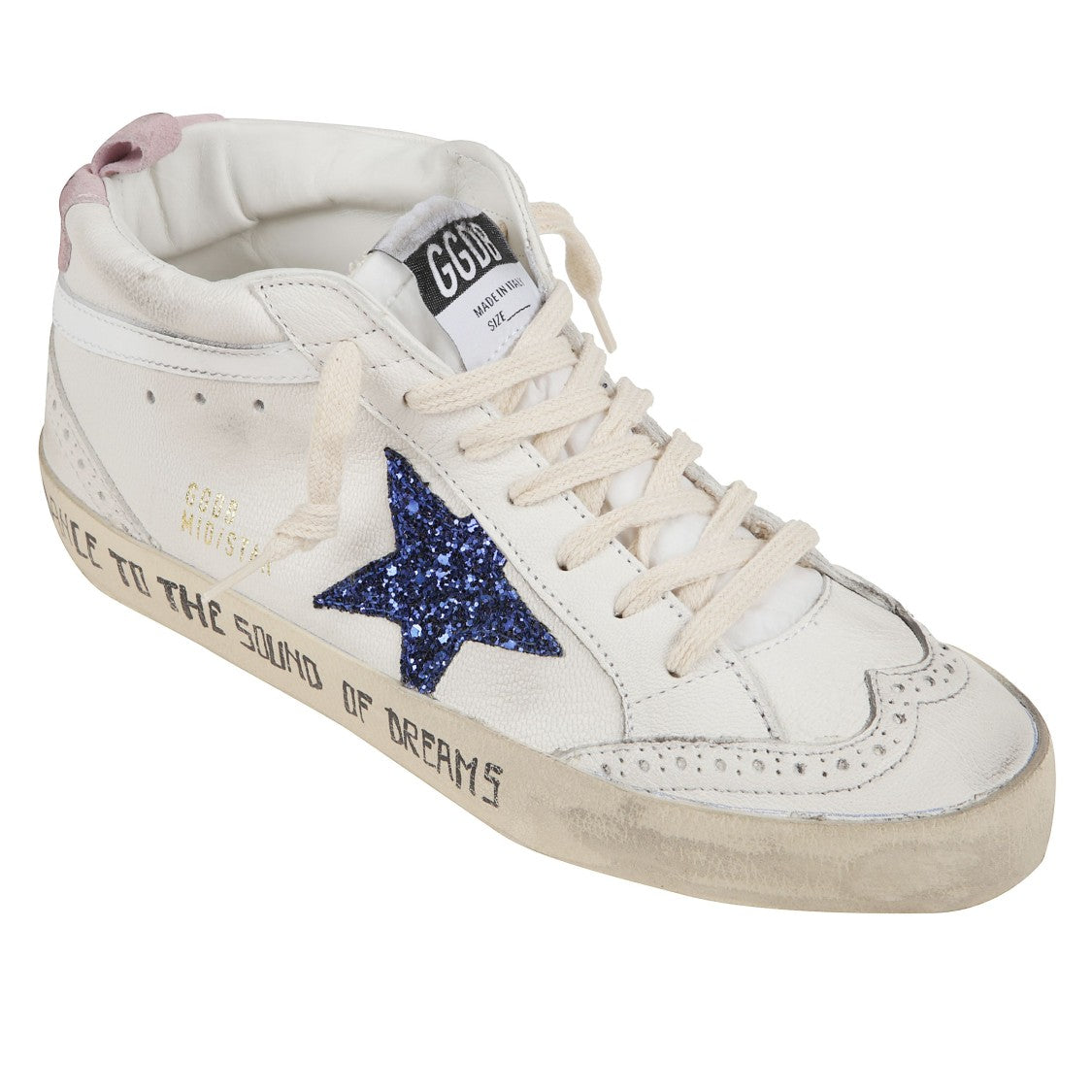 Golden Goose White Mid Star Sneakers