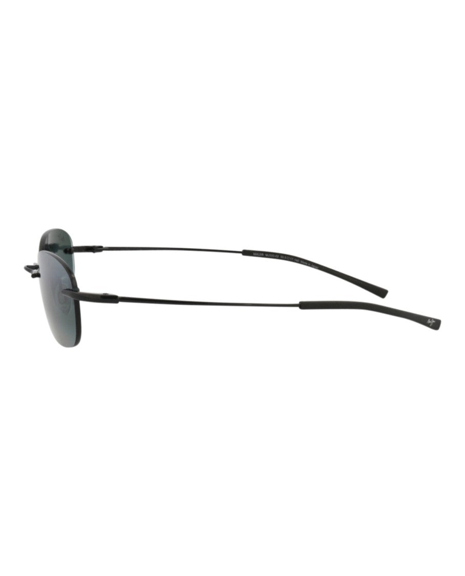 Maui Jim Round-Frame Memory Metal Sunglasses With Polarized Lenses