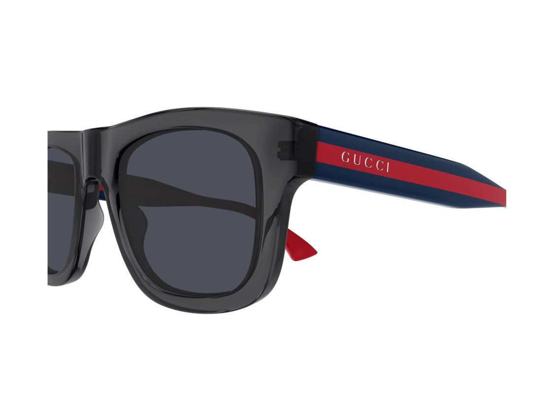 Gucci Gg1991s Striped Acetate Square Sunglasses