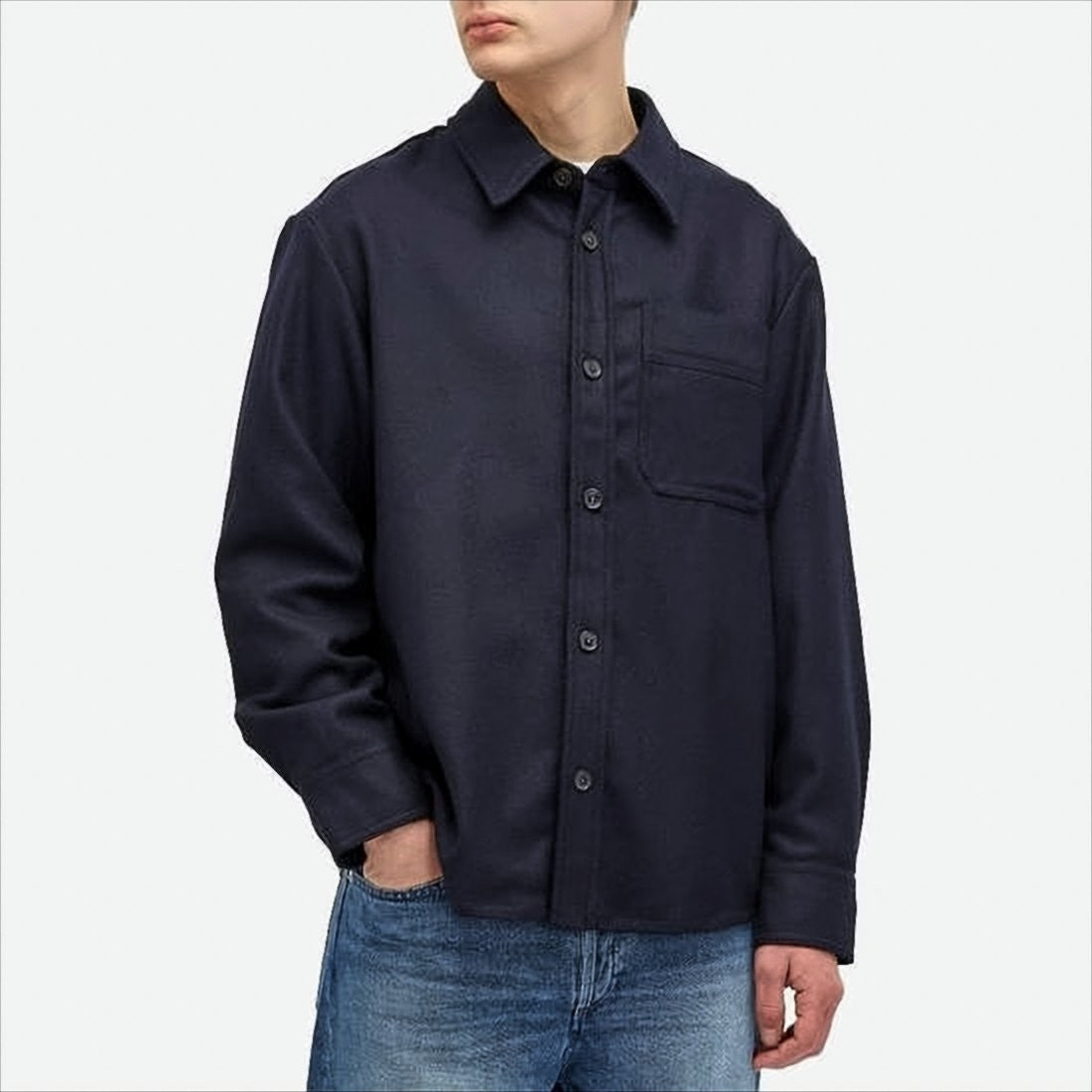 A.P.C. Classic Button-Down Shirt With Minimalist Design