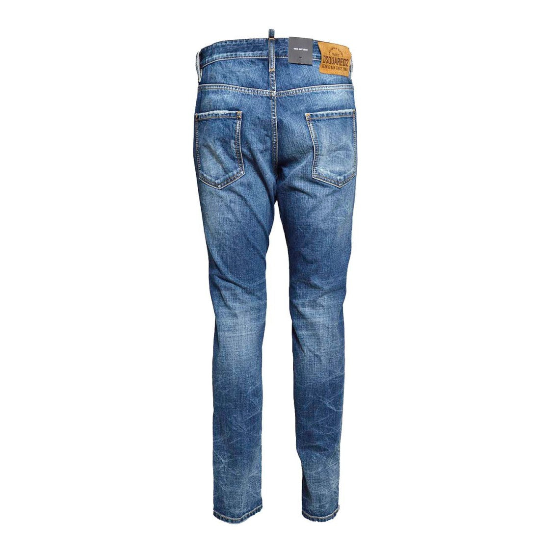 Dsquared2 Cool Guy Medium Reflective Blue Denim Jeans