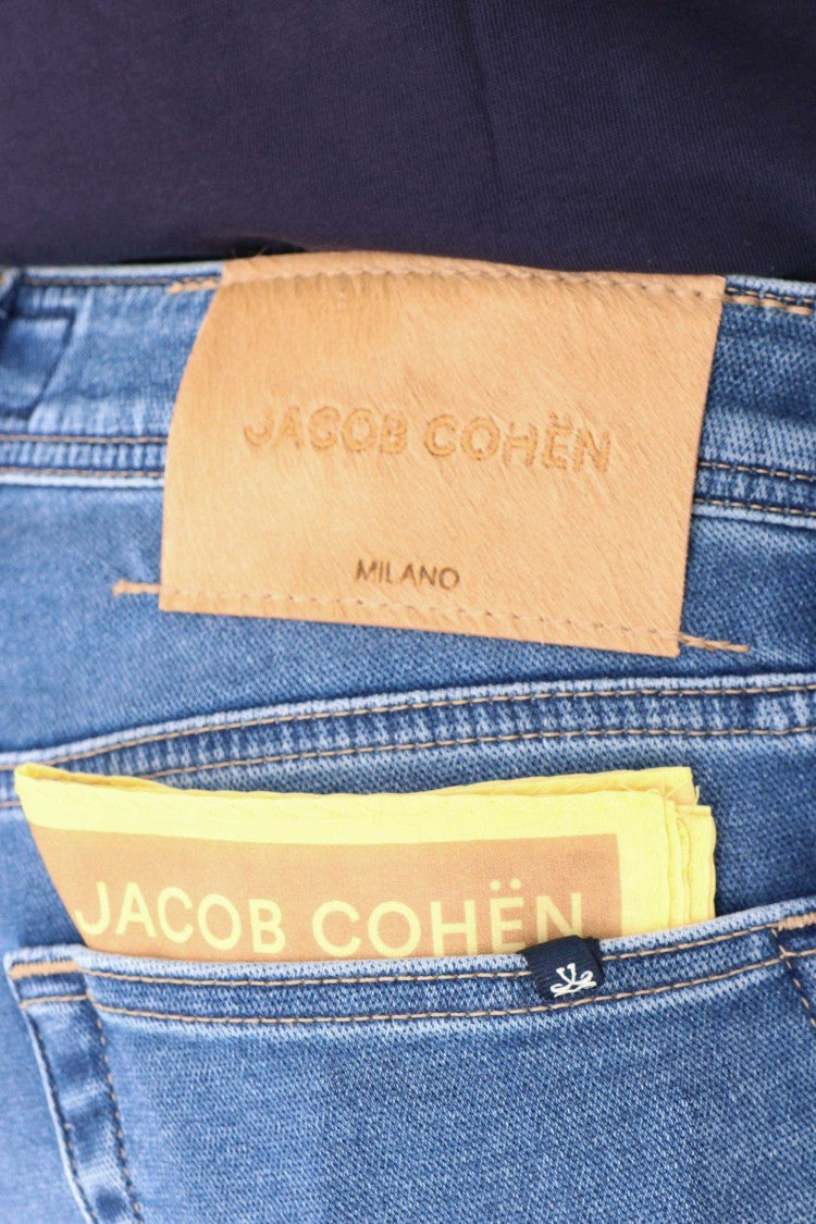 Jacob Cohen Nick Slim Fit Beige Label Jeans