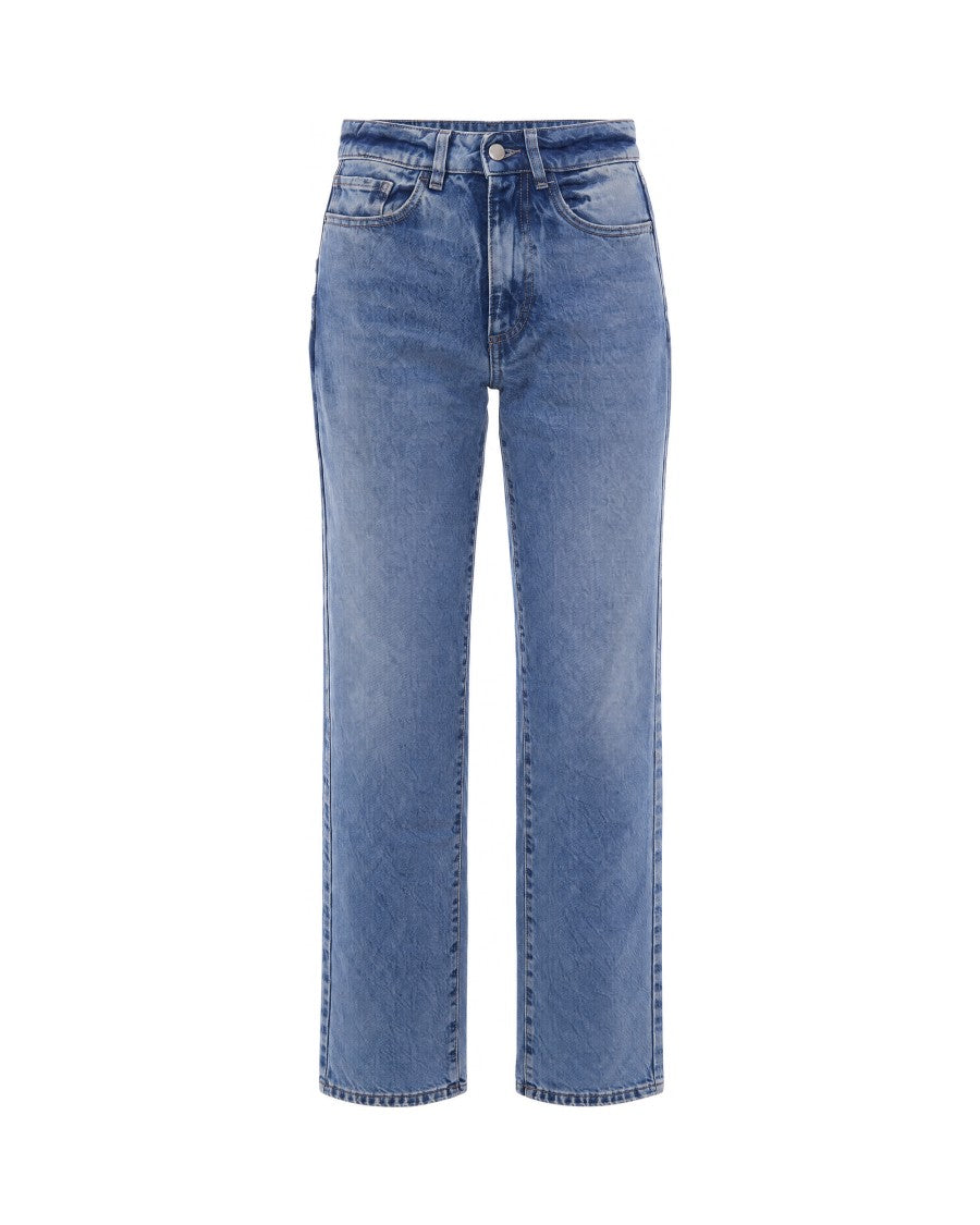 Icon Denim Sky Blue Foxy Straight-Leg Denim Jeans