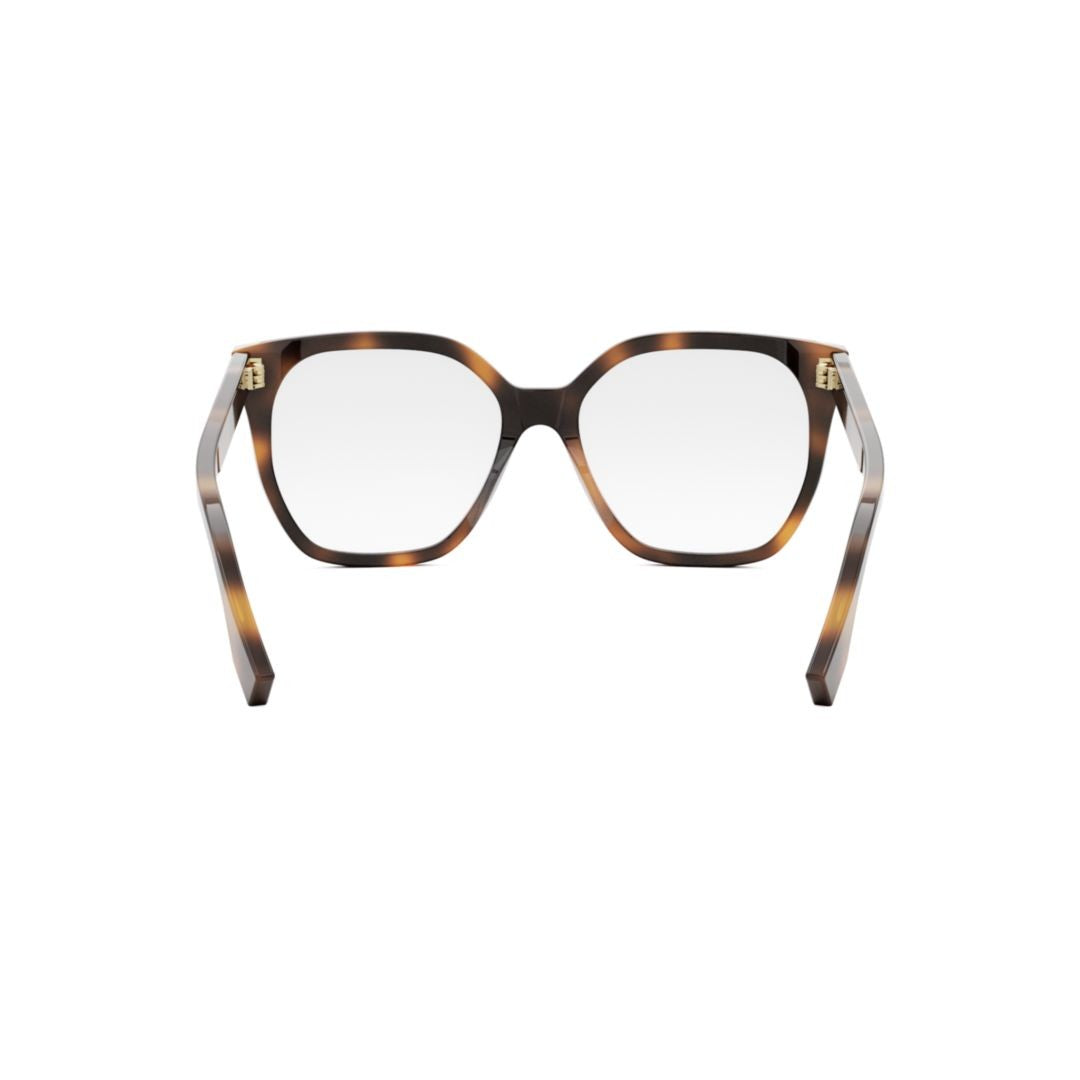 Fendi Fe50087i Oversized Tortoiseshell Square Frame Sunglasses