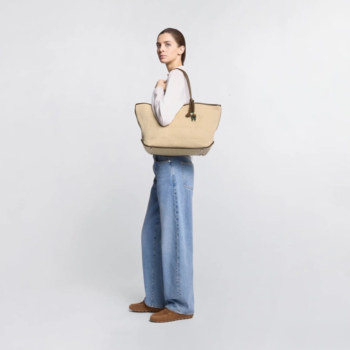 Hogan Mastice Address Shopping Media Linen Shopping Bag