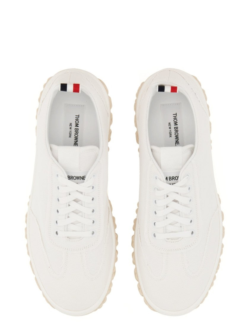 Thom Browne Cotton Canvas Sneaker
