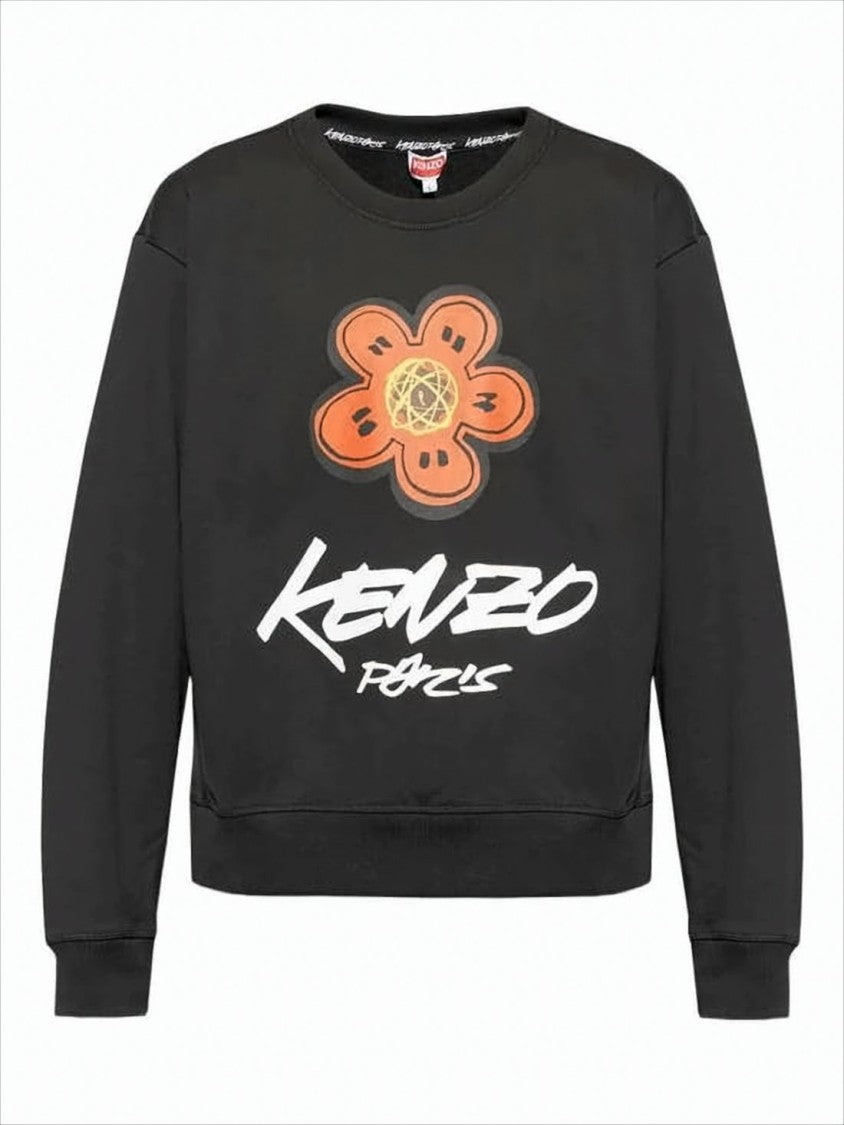 Kenzo Relaxed Fit Long-Sleeve Sweatshirt With Graphic Design