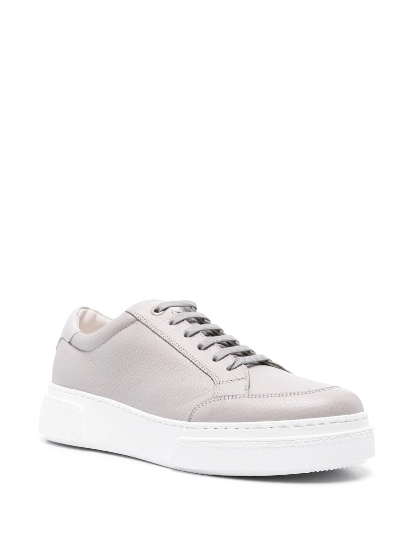 Giorgio Armani Elegant Grey Trainers