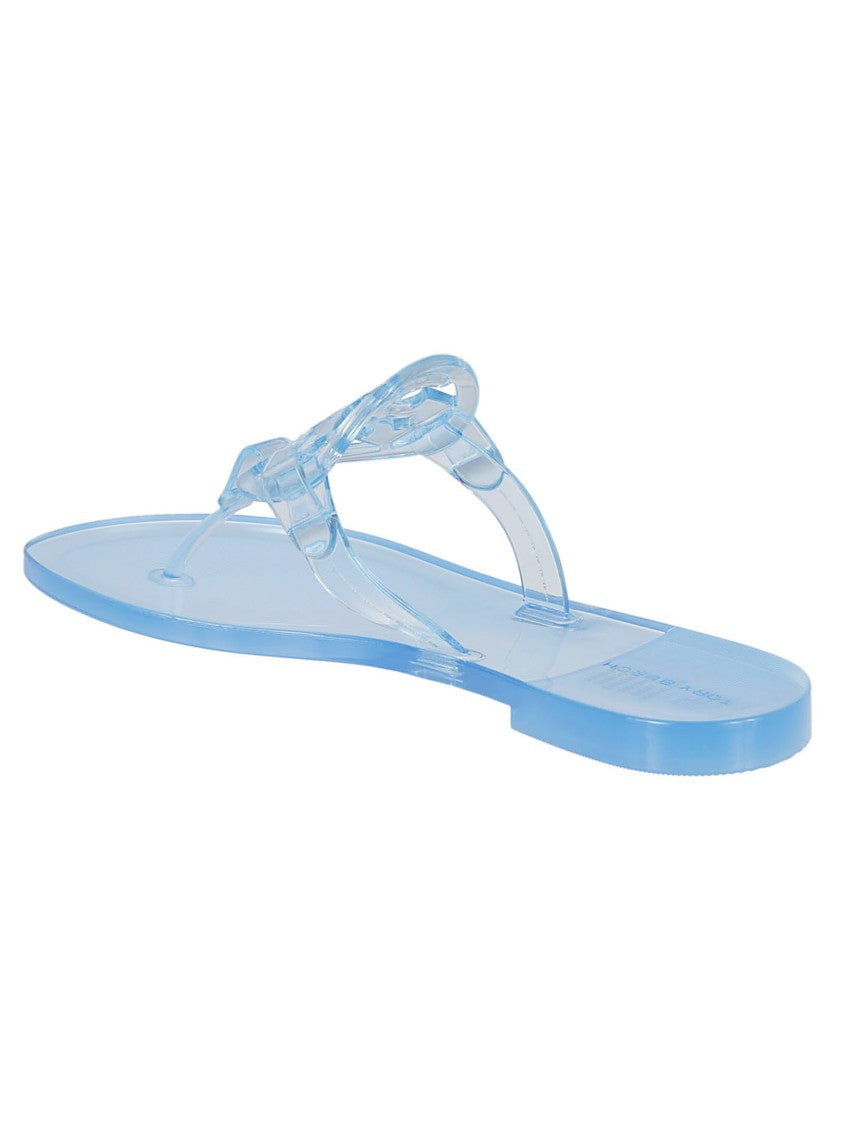 Tory Burch Clear Jelly Miller Flat Sandals