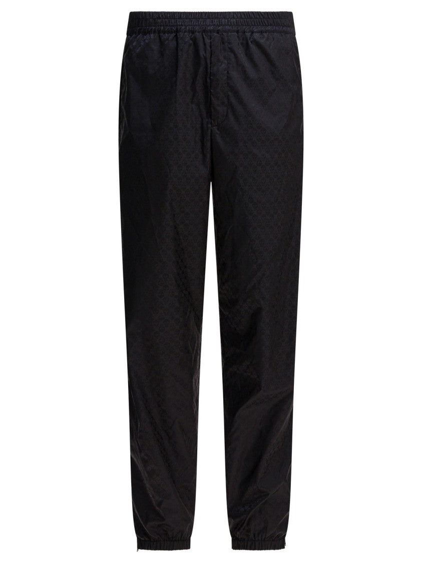Alexander Mcqueen Relaxed Fit Trousers With Zip Detail And Tonal Finish
