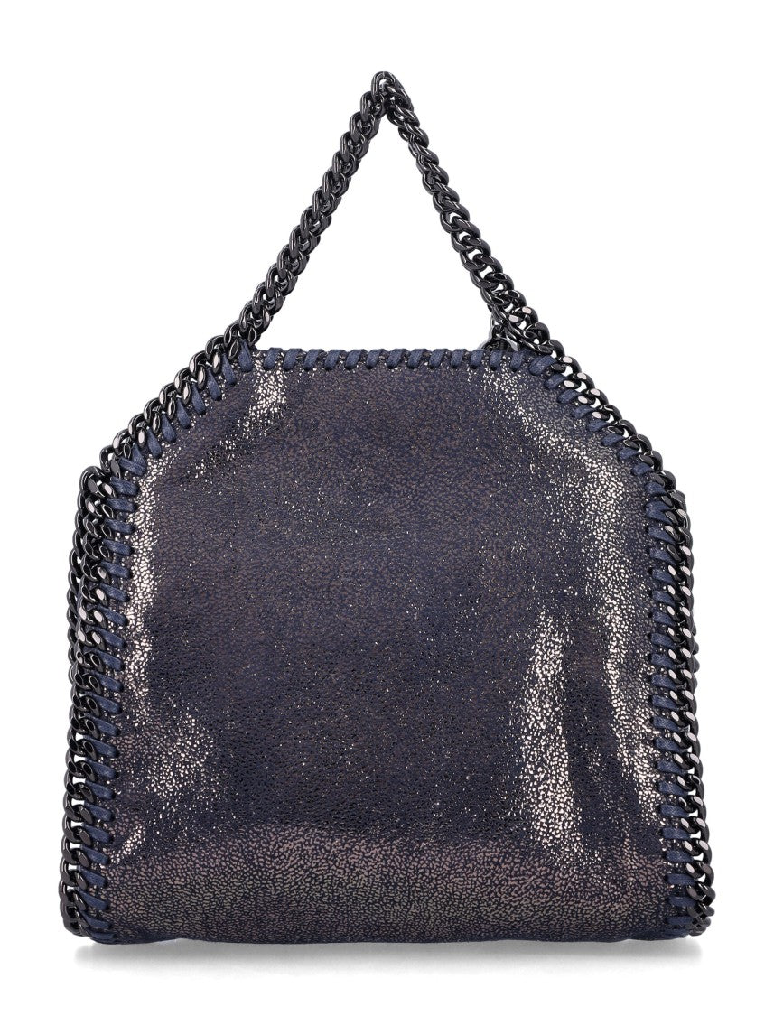 Stella Mccartney Falabella Tiny Handbag With Diamond Chain And Vegan Leather