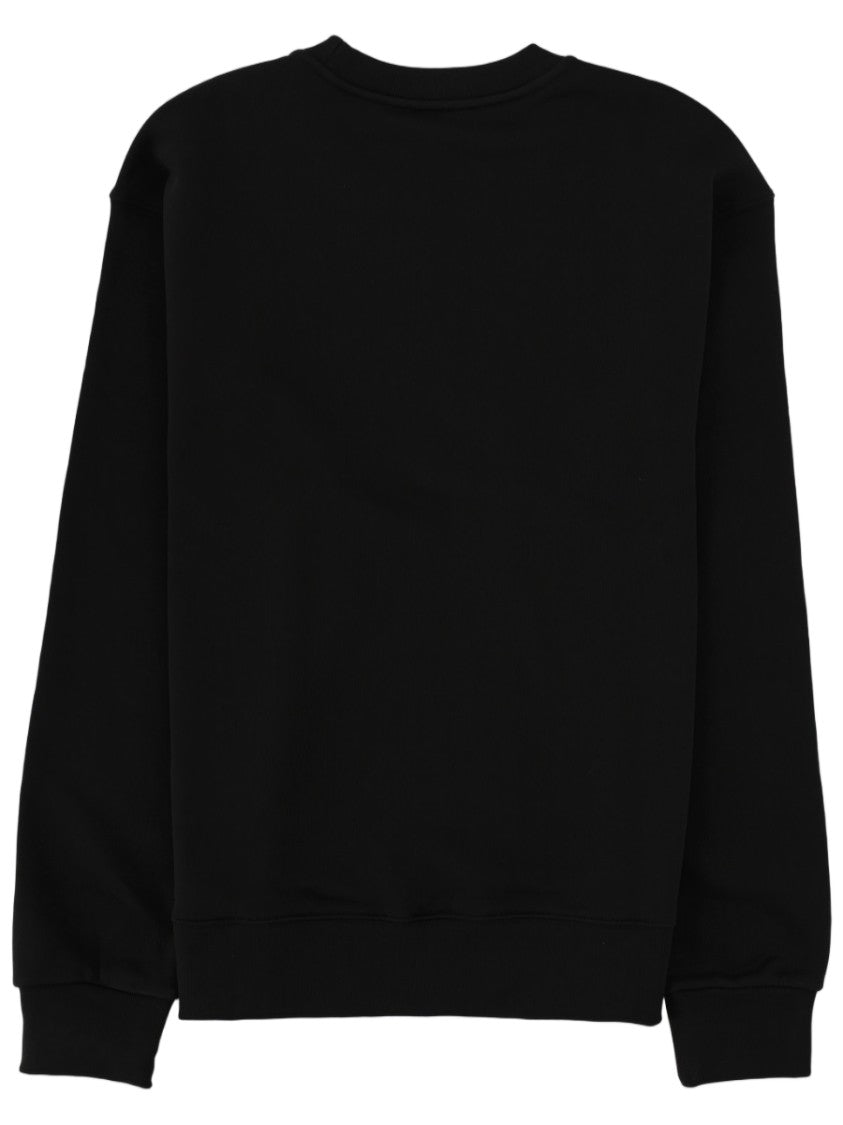 Kenzo Embroidered Black Cotton Sweatshirt