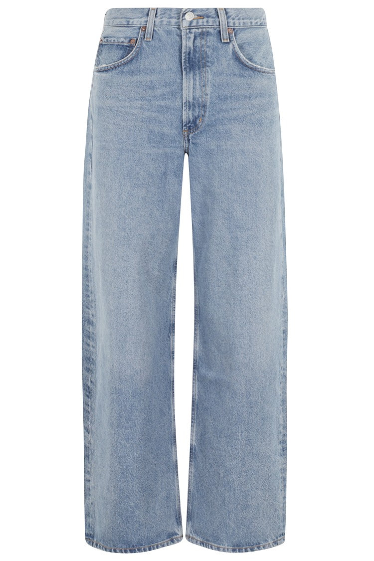 Agolde Low Curve Jeans With Five-Pocket Style