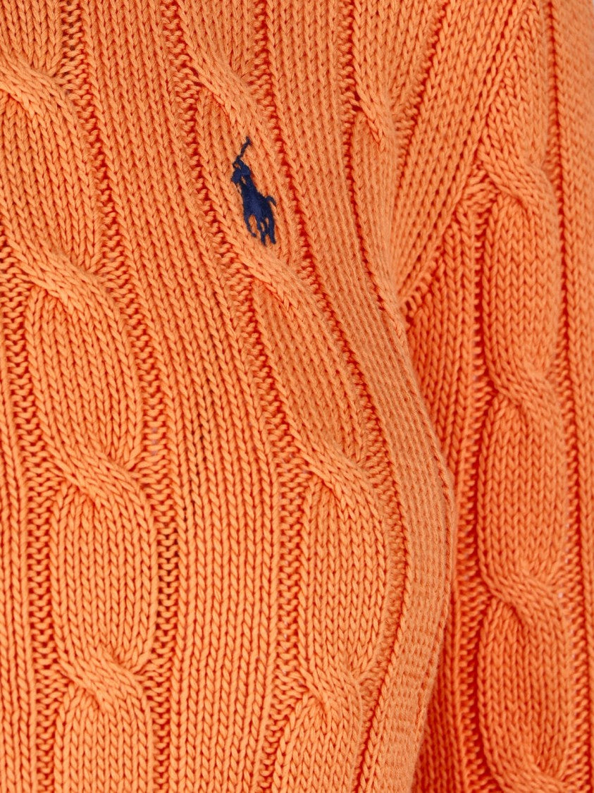 Polo Ralph Lauren Cable-Knit Sweater With Classic Crew Neckline