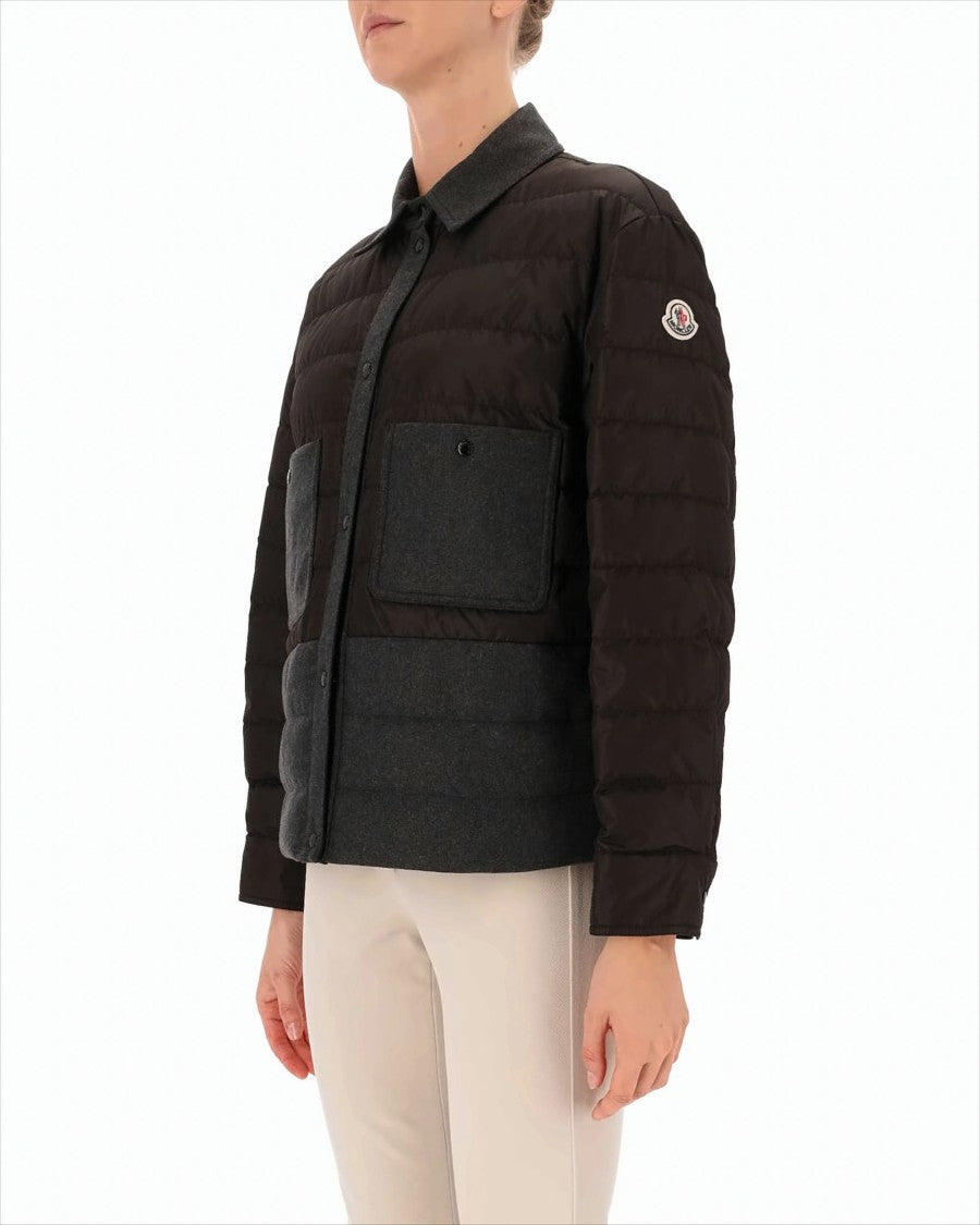 Moncler Quilted Padded Shirt Jacket With Flap Pockets