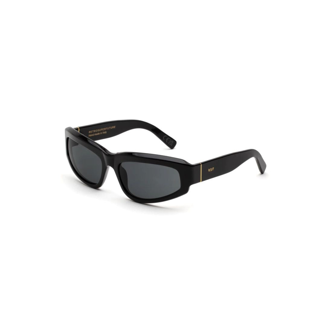 Retrosuperfuture Motore Black Bold Rectangular Frame Sunglasses