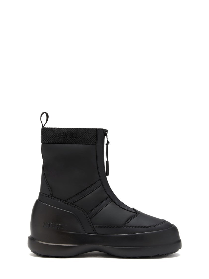 Moon Boot Contemporary Black Ankle Boots