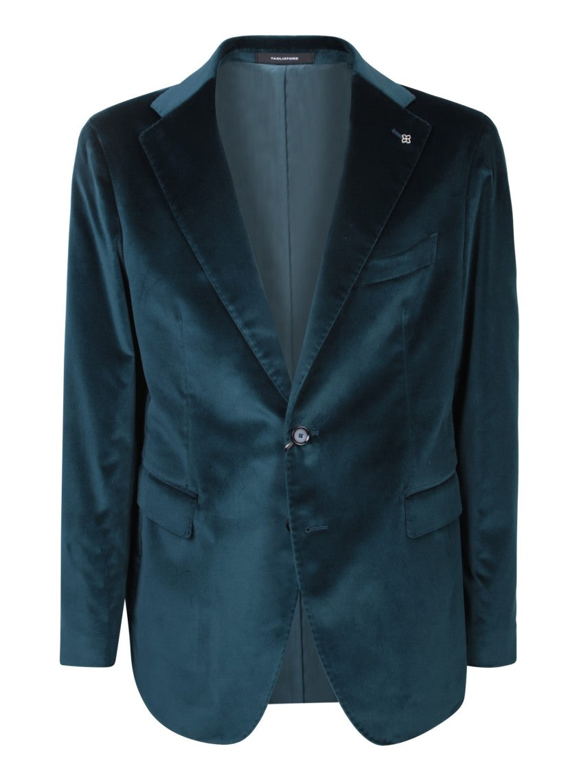 Tagliatore Blue Tailored Blazer