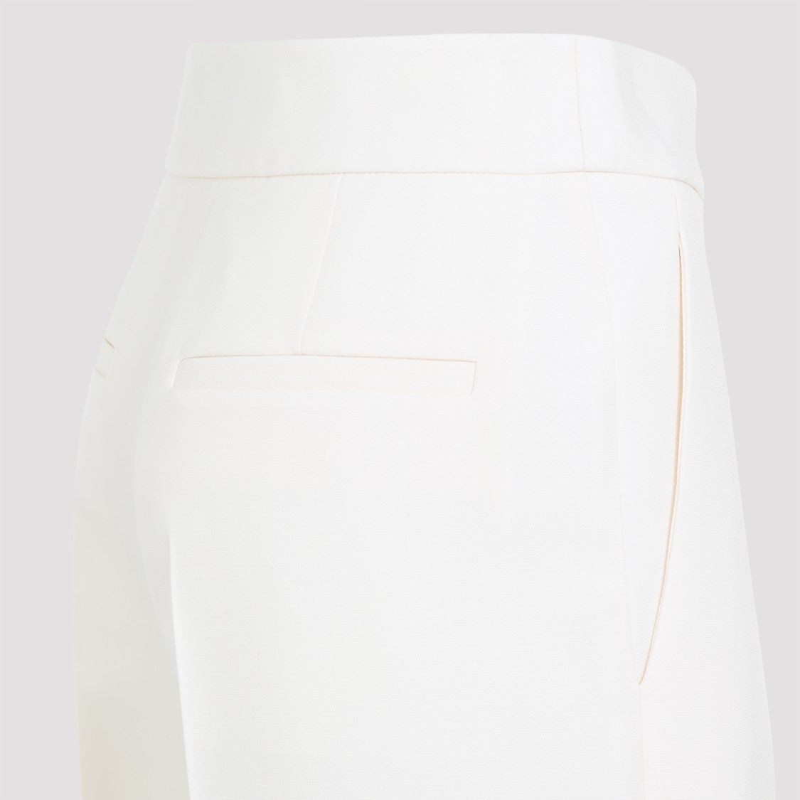 Valentino Ivory White Virgin Wool Pants