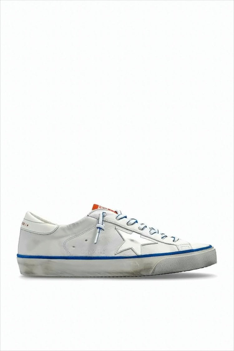 Golden Goose Distressed Nappa Leather Low-Top Sneakers