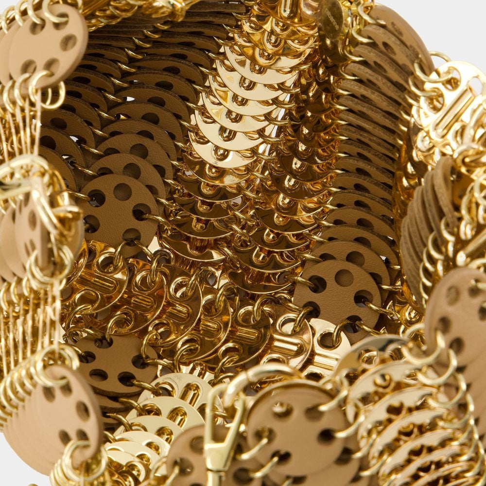 Rabanne Purse - Leather - Gold