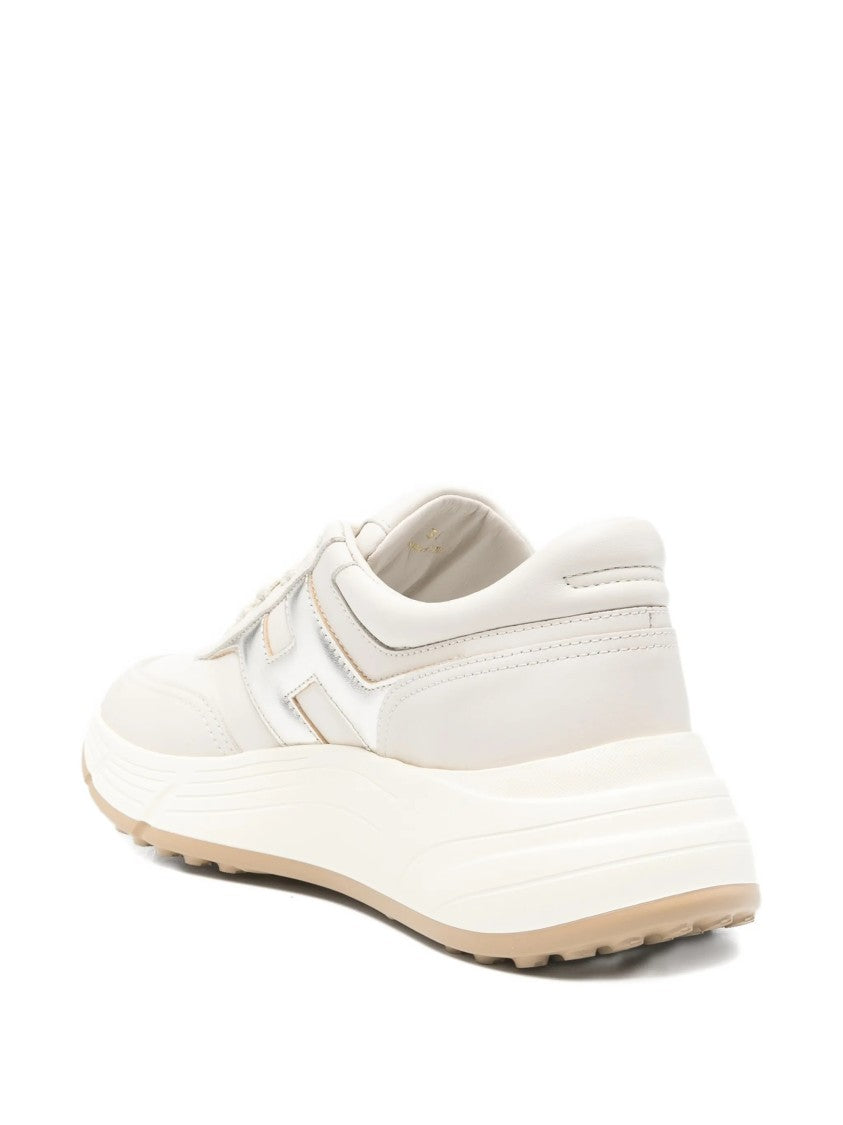 Hogan Low-Top Sneakers With Metallic Accent And Chunky Sole
